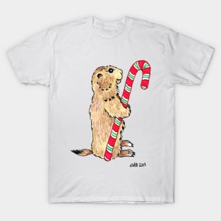 2013 Holiday ATC 1 - Prairie Dog Candy Cane T-Shirt